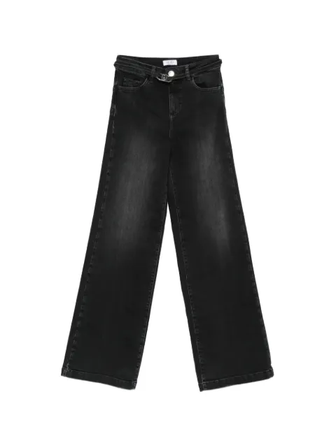 LIU JO belt-loop pocket jeans Black UA6160D0264