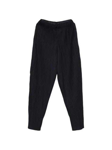 Gongdid Design pleated tapered trousers Blue GDM21