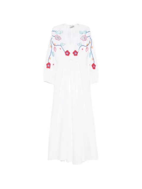 Forte Forte floral-embroidered cotton maxi dress White 14850MYDRESS