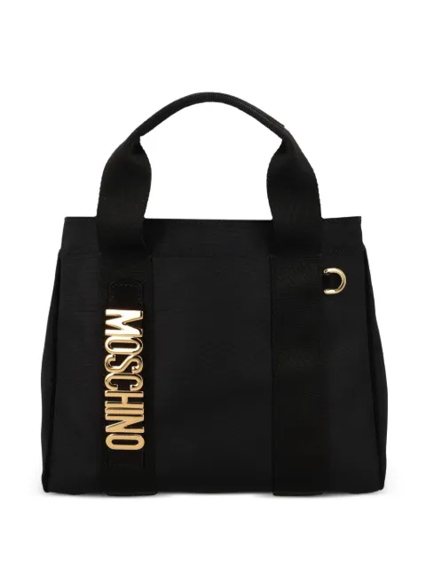 Moschino logo-plaque tote bag Black MC4616PP1