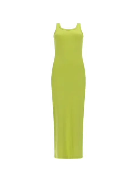 MSGM ribbed-knit sleeveless dress Green 4041MDA73N267120