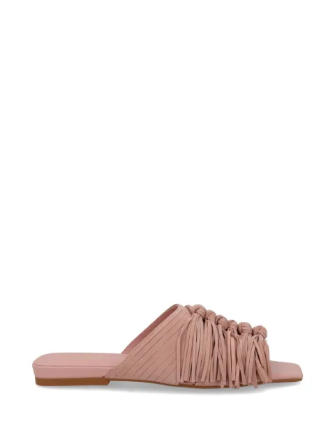 Ash Brigitte knotted fringe sandals Pink BRIGITTE03ROSE