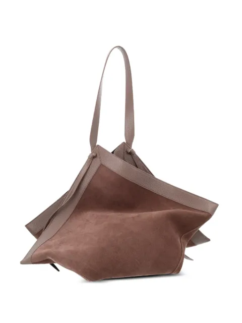 Yuzefi large Wonton suede tote bag Brown LARGEWONTONSUEDE