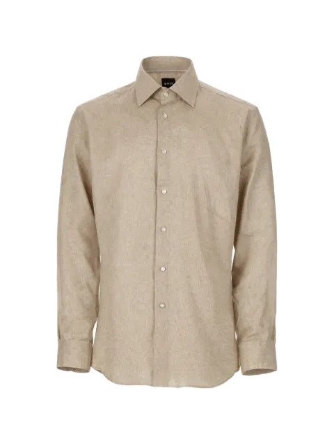 BOSS classic collar shirt Neutrals 50560736