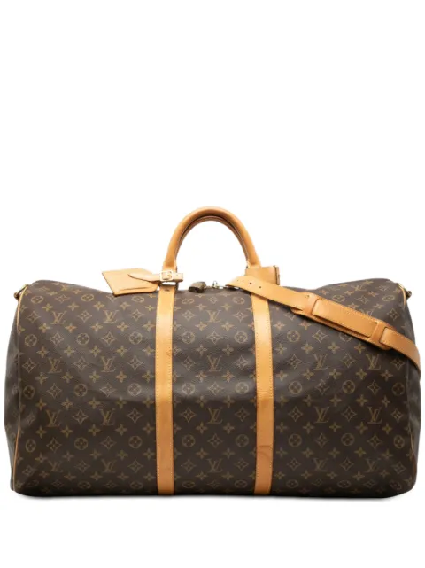 Louis Vuitton Pre-Owned 1996 Monogram Keepall Bandouliere 60 travel bag Brown FCBNAZRLXH481S5X