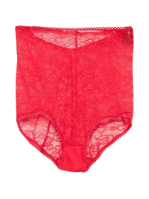 Alchemy x Lia Aram floral-lace shorts Red LIA756