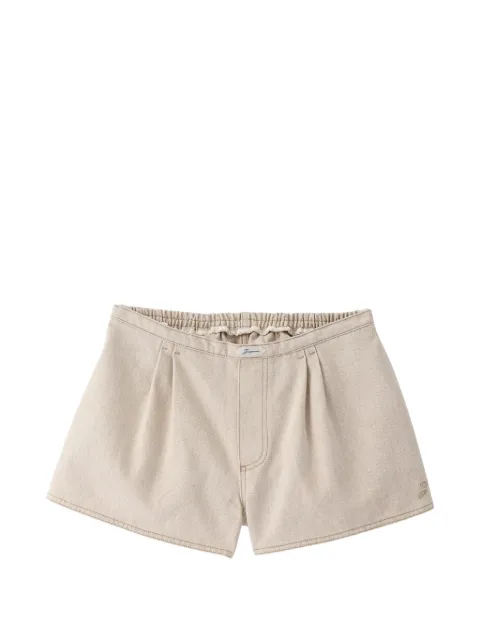 Jacquemus Le Short De-Nimes Amelo pleated shorts Neutrals SOW00612AD00044