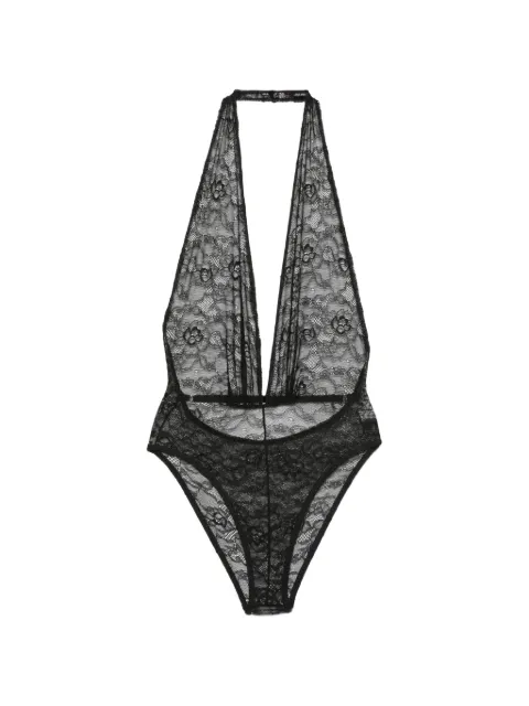 Alchemy Lia lace halterneck bodysuit Black LIA753
