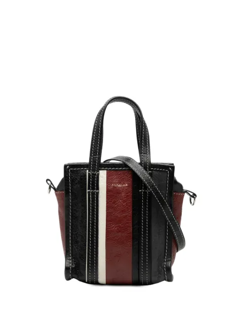 Balenciaga Pre-Owned 2016-2020 XXS Lambskin Bazar Shopper satchel Black 0KR99ORKRJUK04Y4