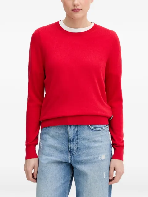 Barbour Oakley crew-neck sweater Red LKN1763