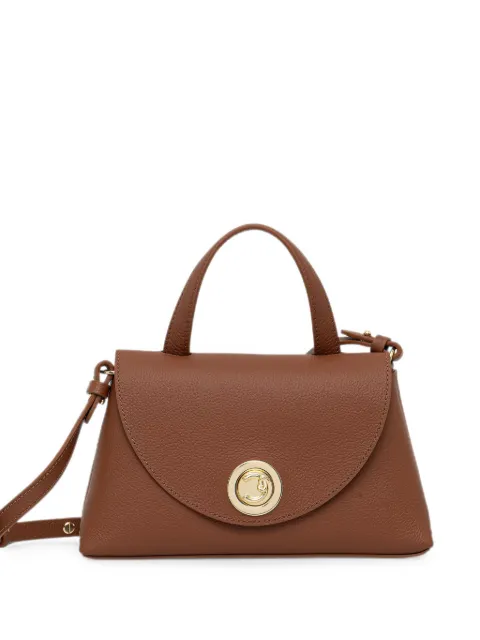 Coccinelle grained calf leather shoulder bag Brown E1TOA180201