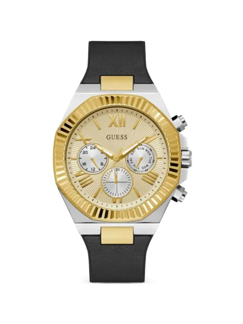 GUESS USA round-shape 44mm watch Gold GW0791G1