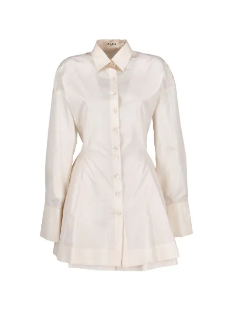 Alaïa Pre-Owned lightweight skirt and shirt set Neutrals WCV100431