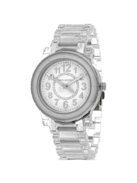 Juicy Couture HRH crystal-embellished 37mm watch White 1900903