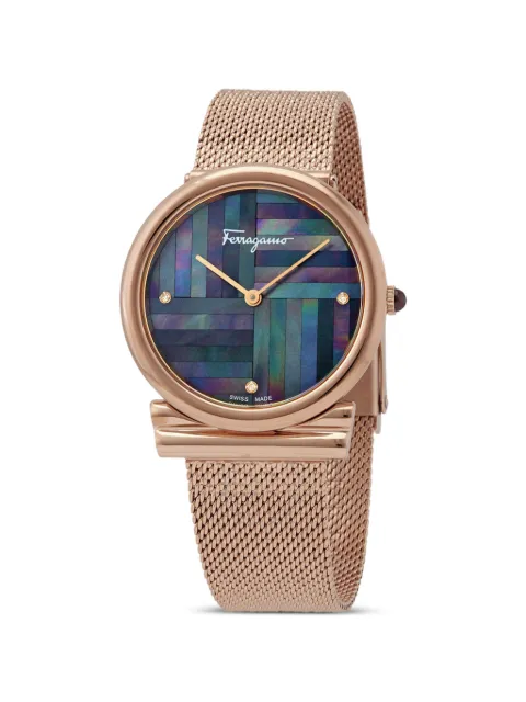Ferragamo Gancini Slim 34mm watch Blue SFIY00819
