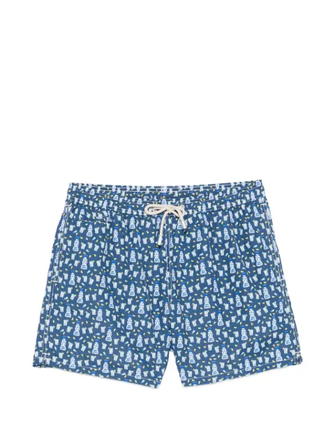 MC2 Saint Barth Lighting Micro Fantasy drink-print swim shorts Blue LIG0003