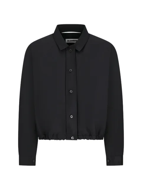 Jil Sander elasticated-hem jacket Black J03SW0030J70221