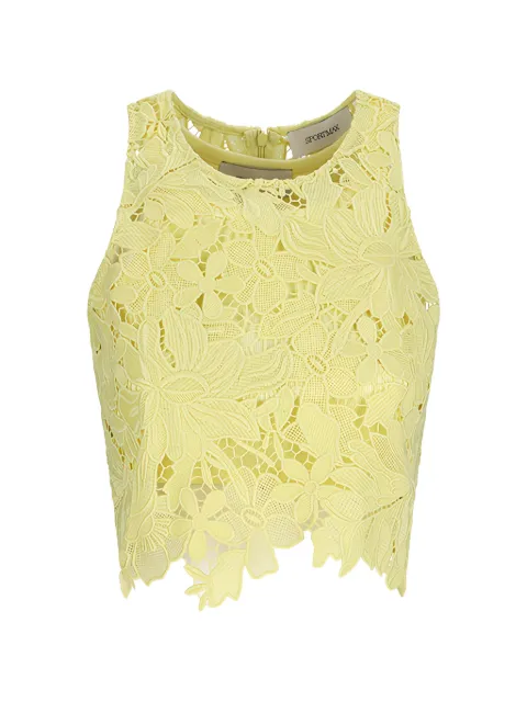 Sportmax macramé top Yellow 2612931032600
