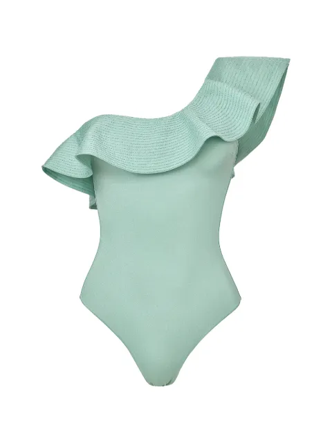 SOFIA ERHAN Grace ruffled swimsuit Green GRACEONEPIECE