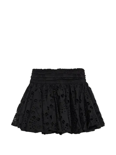 AllSaints Dotty broderie anglaise skirt Black W063RE