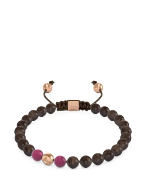 Shamballa Jewels beaded ruby and diamond bracelet Brown D241690