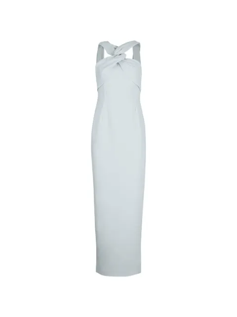 Solace London Rona cape dress Blue OS47043