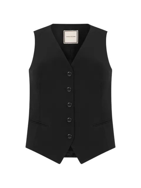 Tagliatore buttoned waistcoat Black GRACIEM50003