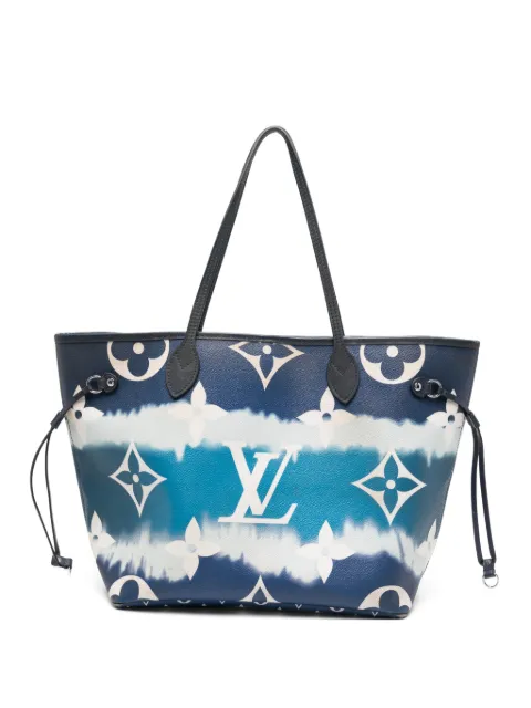 Louis Vuitton Pre-Owned 2020 MM Neverfull Escale tote bag Blue LVNEVERFULLESCALE