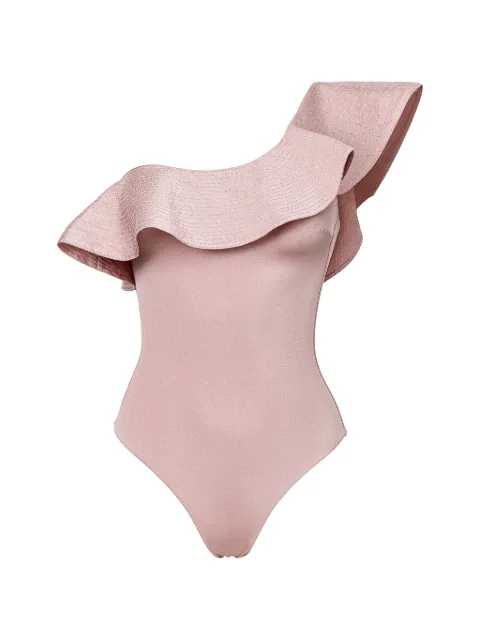 SOFIA ERHAN Grace ruffled one-shoulder swimsuit Pink GRACEONEPIECE