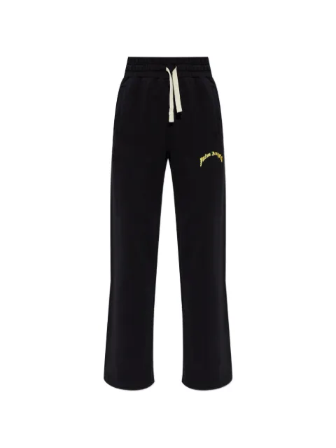 Palm Angels logo-print track pants Black PWCH029S26FLE003