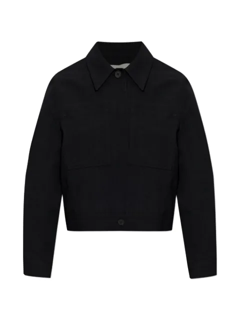 Studio Nicholson Calder patch-pocket jacket Black CALDERSNW1784
