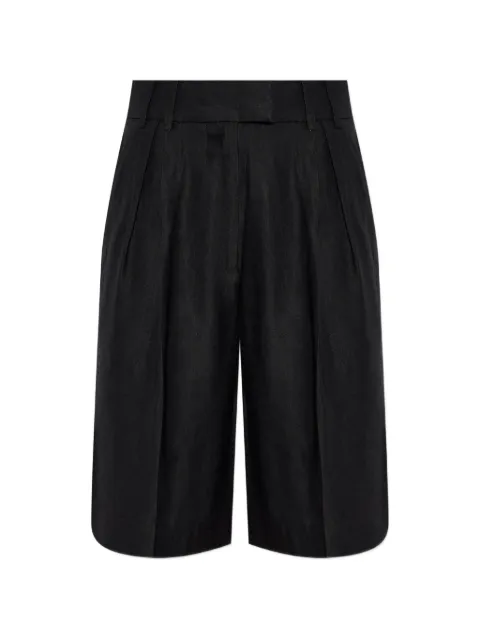 AllSaints pleated Charley shorts Black W031QE