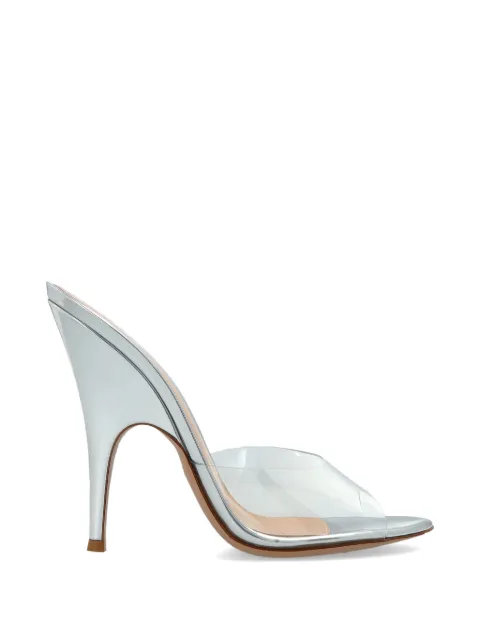 Gianvito Rossi Sofia Mule 95 pumps Silver G1016411RICGME