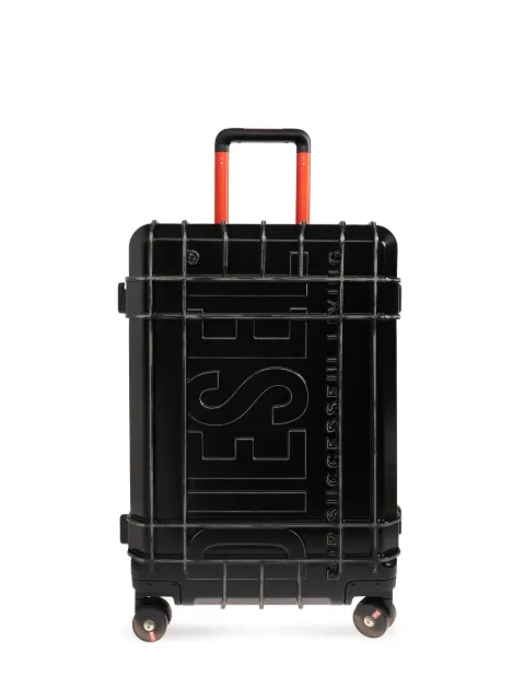 Diesel embossed-logo suitcase Black DSL0032