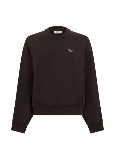 Maison Kitsuné fox motif sweatshirt Brown QW00303KM0342