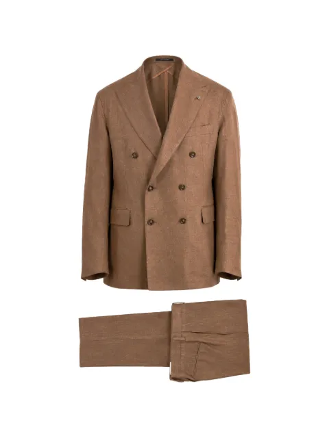 Tagliatore double-breasted suit Brown 2SNY10BNTPE340021U