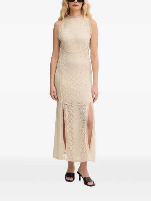 GUESS USA open-back midi dress Neutrals W6GKASK4219