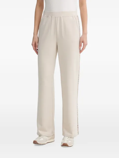 GUESS USA logo-tape track pants Neutrals W6GB29K3282