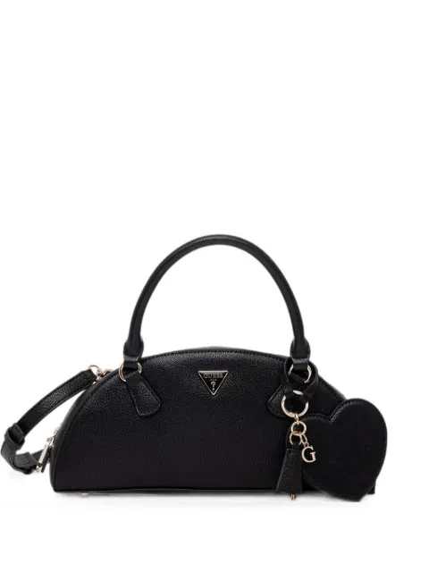 GUESS USA Isobel logo-plaque heart-charm tote bag Black HWBG9932050