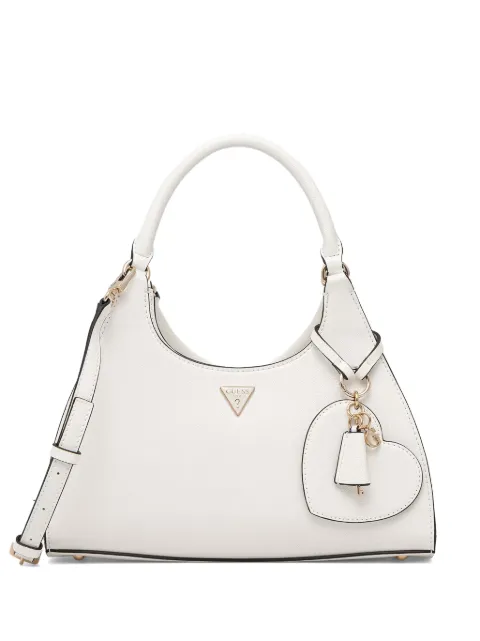 GUESS USA Isobel heart-motif shoulder bag White HWBG9932060