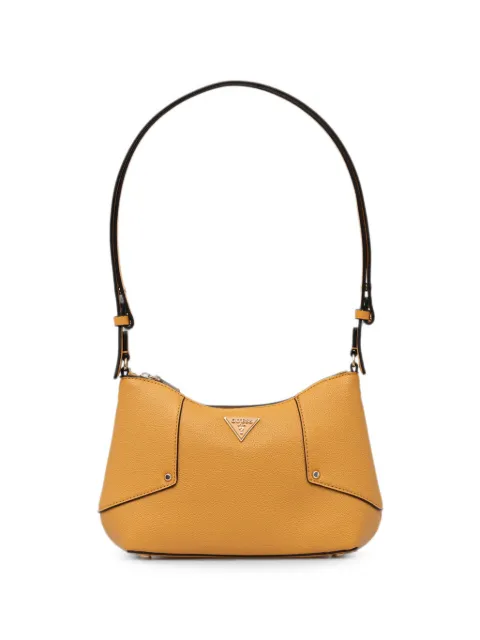 GUESS USA Darcy logo-plaque pebbled-effect shoulder bag Yellow HWBG9914180