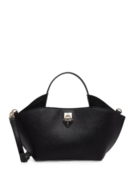 GUESS USA Patsie logo-plaque crossbody bag Black HWZG9919750
