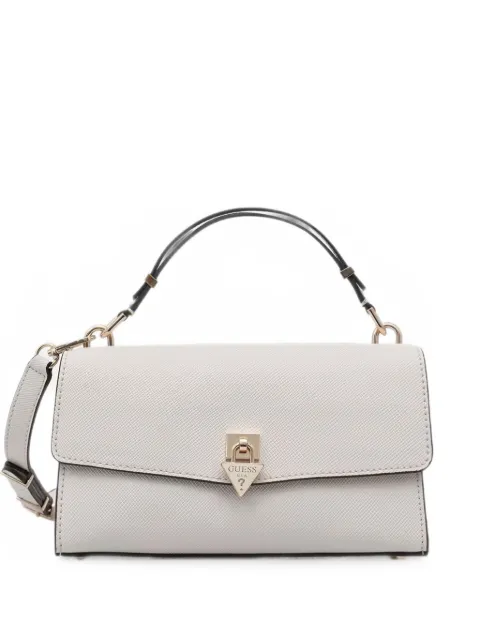 GUESS USA Patsie logo-plaque shoulder bag White HWZG9919200