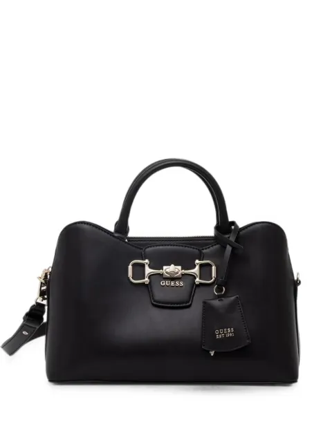 GUESS USA Janie horsebit-detail leather tote bag Black HWVG9910060