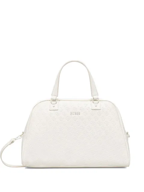 GUESS USA logo-embossed holdall bag Neutrals V6GZ02W2109