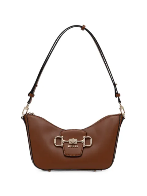 GUESS USA Janie horsebit shoulder bag Brown HWVG9910180