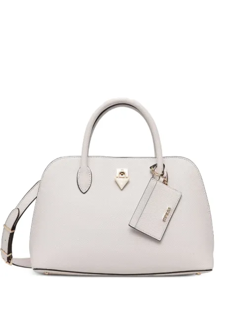 GUESS USA Patsie logo-plaque crossbody bag White HWZG9919060