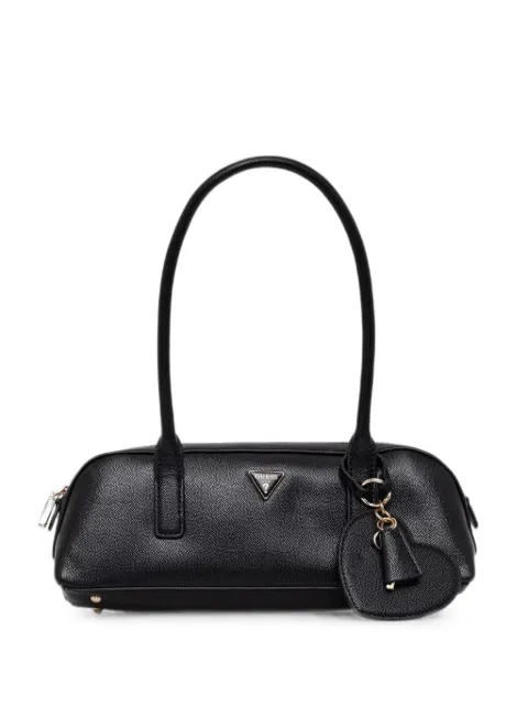 GUESS USA Isobel logo-plaque pebbled-effect tote bag Black HWBG9932080
