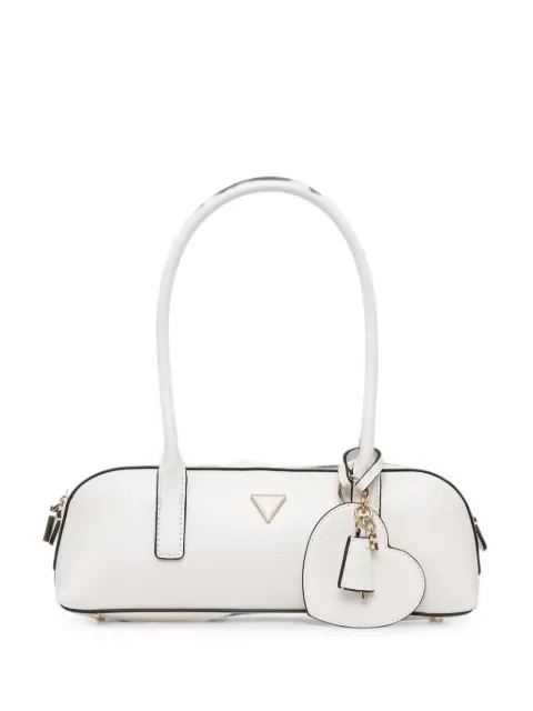 GUESS USA Isobel heart-charm logo-plaque tote bag White HWBG9932080