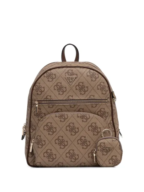 GUESS USA Power Play logo-print monogram backpack Brown HWOS7124350